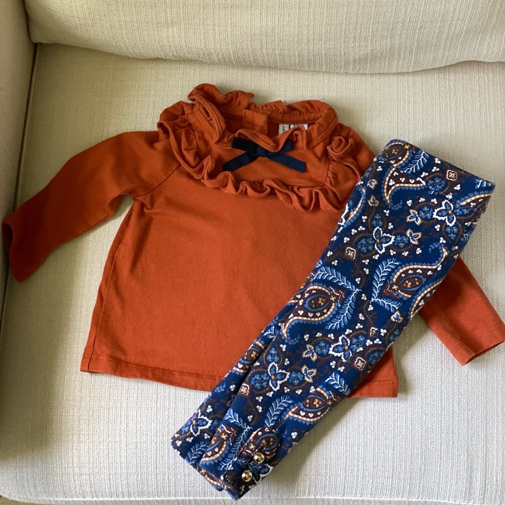 Janie and Jack baby girl outfit, sz 6-12m